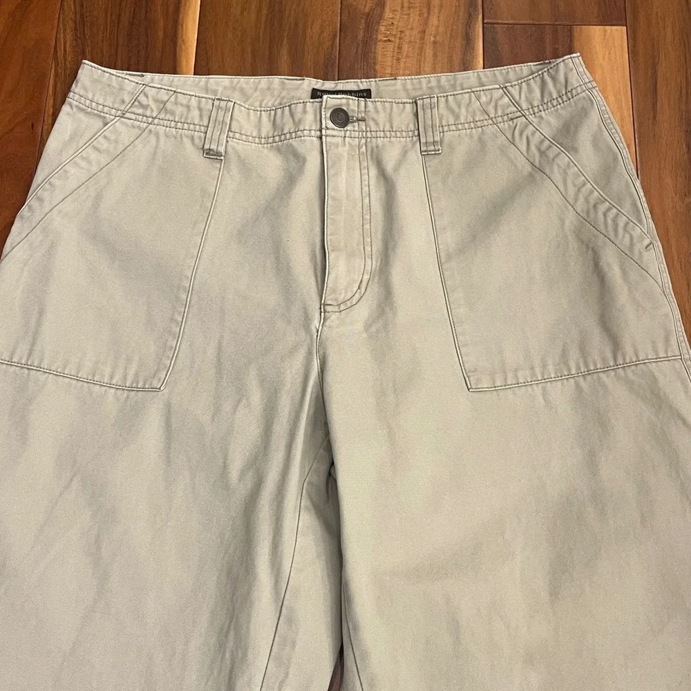 Royal Robbins‎ Canvas Pants Mens 34x31 Khaki Tan Straight Leg Hiking Outdoor